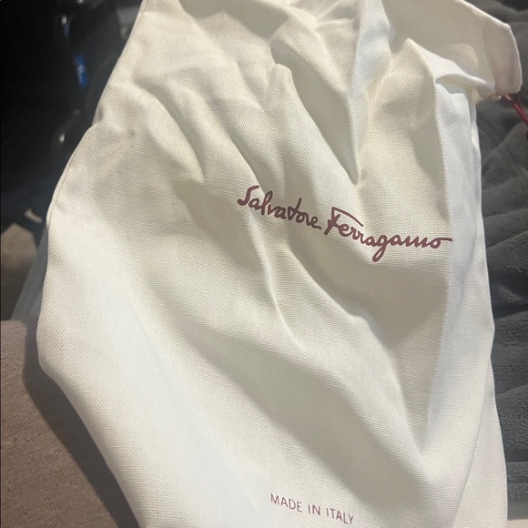 Salvatore Ferragamo Black Suede Heels with Gold Bow Detail - Picture 6 of 9